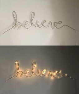 Illuminated Word fairy light