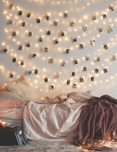 String Fairy Light and Polaroid