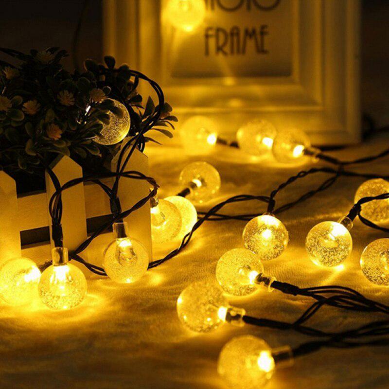 warm white globe fairy lights