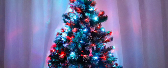 Lights, electric, for Christmas trees